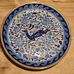 Hand Made Decorative Plate Greek